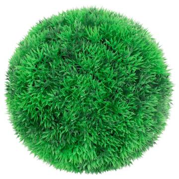 Artificial Boxwood Balls with LED Lights - 2 pcs Green 22 cm