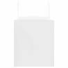 White Paper Bags with Handles - 50 pcs | 32x22x24 cm | Eco-Friendly