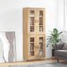 Highboard Sonoma Oak - Stylish Engineered Wood Storage Solution