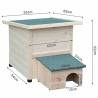 @Pet Hedgehog House XL - Cozy & Secure Home for Your Pet