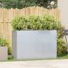 Stylish Galvanised Steel Planter 120x40x80 cm - Durable & Elegant