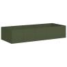 Stylish Olive Green Steel Planter - 200x80x40 cm | HipoMarket