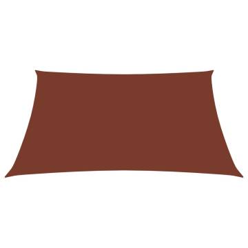 Sunshade Sail Oxford Fabric 2.5x4m Terracotta | HipoMarket