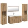 5 Piece Bathroom Furniture Set - Artisan Oak & Engineered Wood