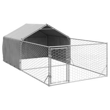 Outdoor Dog Kennel with Run 5x2x1.5m - Durable & Safe