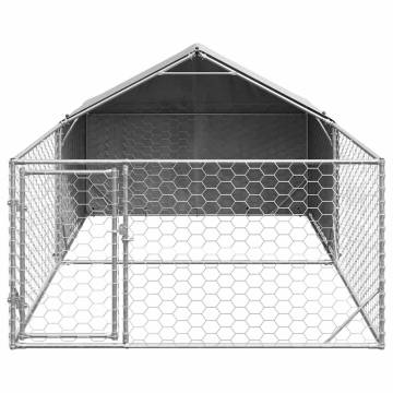 Outdoor Dog Kennel with Run 5x2x1.5m - Durable & Safe