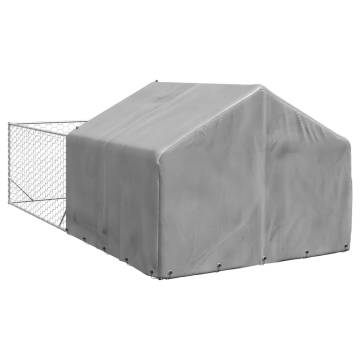 Outdoor Dog Kennel with Run 5x2x1.5m - Durable & Safe