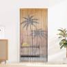 Insect Door Curtain - Palm Tree Print | 100x200 cm | Bamboo