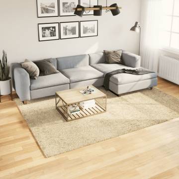 Shaggy Rug High Pile Modern Gold 200x280 cm - Hipomarket