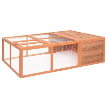 Garden Animal Cage 150x100x50 cm - Durable Firwood Design