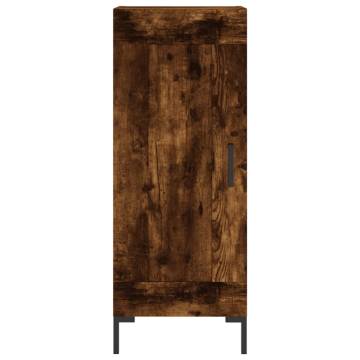 Stylish Highboard in Smoked Oak - Durable & Elegant Design