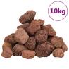 Volcanic Rocks 10 kg Red 3-5 cm for Aquariums & Landscaping