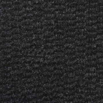 Durable Black Doormat 60x180 cm - Perfect for High-Traffic Areas