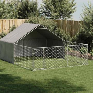 Outdoor Dog Kennel with Run 4x3m | Galvanised Steel Structure