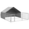 Outdoor Dog Kennel with Run 4x3m | Galvanised Steel Structure