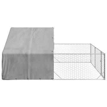 Outdoor Dog Kennel with Run 4x3m | Galvanised Steel Structure