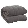 Weighted Blanket Grey 220x240 cm King 15 kg - Sleep Aid