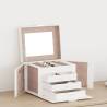 Elegant Lockable 4-Layer Jewellery Box with Mirror | Hipo Market