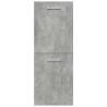 4 Piece Concrete Grey Bathroom Furniture Set | Hipomarket UK