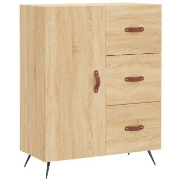 Stylish Highboard Sonoma Oak - Durable Engineered Wood | HipoMarket