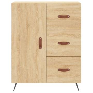 Stylish Highboard Sonoma Oak - Durable Engineered Wood | HipoMarket