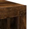 Coffee Table Smoked Oak - 100x100 cm - Engineered Wood | HipoMarket