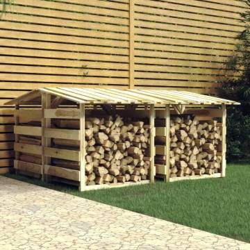 Stylish Pergolas with Roofs - 4 pcs Pinewood 100x90x100 cm