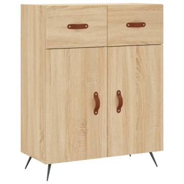 Elegant Highboard Sonoma Oak - 69.5x34x180 cm