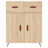 Elegant Highboard Sonoma Oak - 69.5x34x180 cm