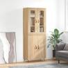  Highboard Sonoma Oak 69.5x34x180 cm Engineered Wood Colour sonoma oak Quantity in Package 1 Model 2 doors 