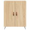 Stylish Highboard Sonoma Oak - 69.5x34x180 cm | Hipo Market