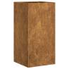 Planter Rusty 40x40x80 cm Weathering Steel - Stylish Outdoor Decor