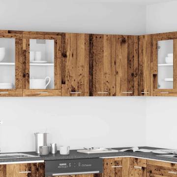 Old Wood Kitchen Wall Cabinet - 60x31x60 cm | HipoMarket