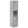 4 Piece Concrete Grey Bathroom Furniture Set | HipoMarket