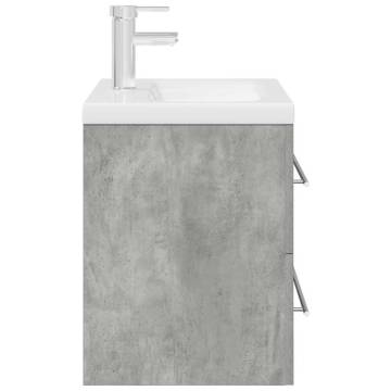 2-Piece Bathroom Furniture Set - Concrete Grey - Hipomarket