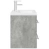 2-Piece Bathroom Furniture Set - Concrete Grey - Hipomarket