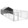 Durable Outdoor Dog Kennel with Run - 7x2x1.5 m