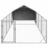 Durable Outdoor Dog Kennel with Run - 7x2x1.5 m