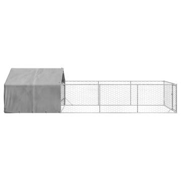 Durable Outdoor Dog Kennel with Run - 7x2x1.5 m