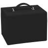 Elegant Lockable 4-Layer Jewellery Box with Mirror - Black