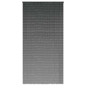 Insect Door Curtain Dark Grey 100x220 cm - Durable Bamboo Fly Screen