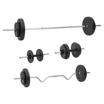 Barbell and Dumbbell Plates Set - 60 kg | Hipomarket