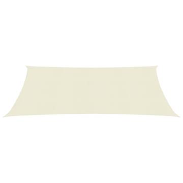 Sunshade Sail 160g/m² Cream 2x3.5m - UV Resistant Protection