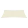 Sunshade Sail 160g/m² Cream 2x3.5m - UV Resistant Protection