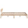 Solid Wood Pine Bed Frame 140x200 cm | Hipomarket UK