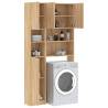 Washing Machine Cabinet Set - Sonoma Oak Engineered Wood