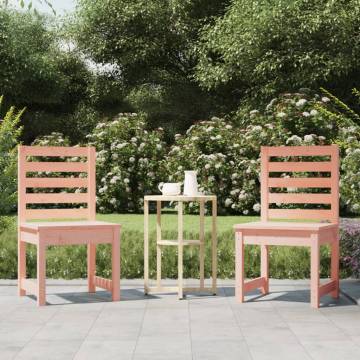 Garden Chairs 2 pcs in Solid Wood Douglas - Stylish & Durable