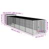 Durable Chicken Cage with Run - Galvanised Steel Anthracite