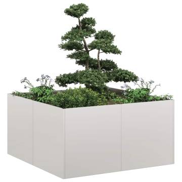 Stainless Steel Planter 80x80x40 cm - Durable & Stylish