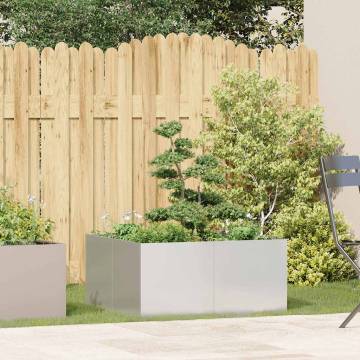 Stainless Steel Planter 80x80x40 cm - Durable & Stylish